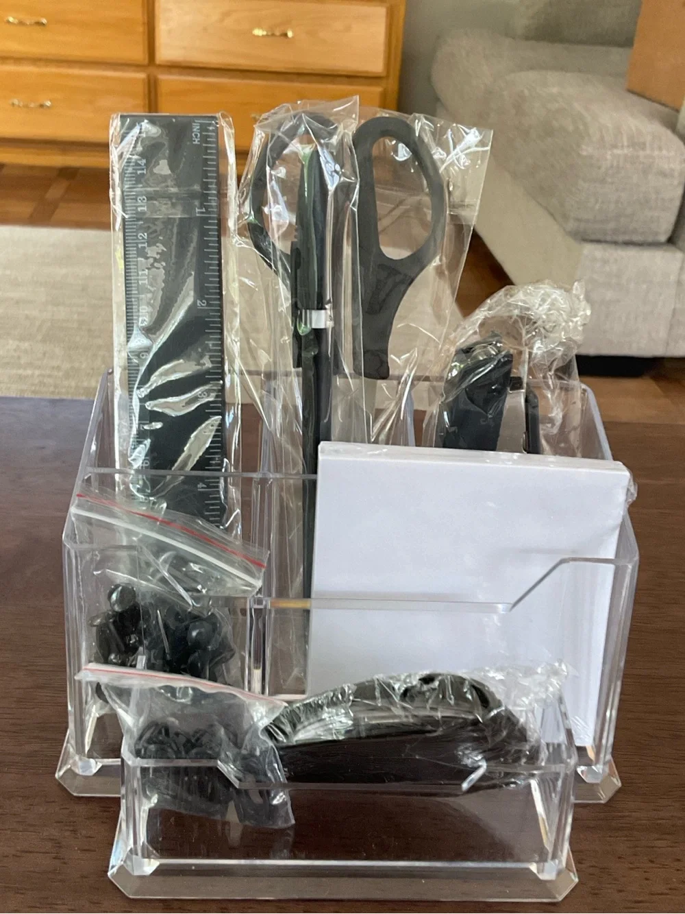 Desk Organizer w Supplies 7 Piece Set New